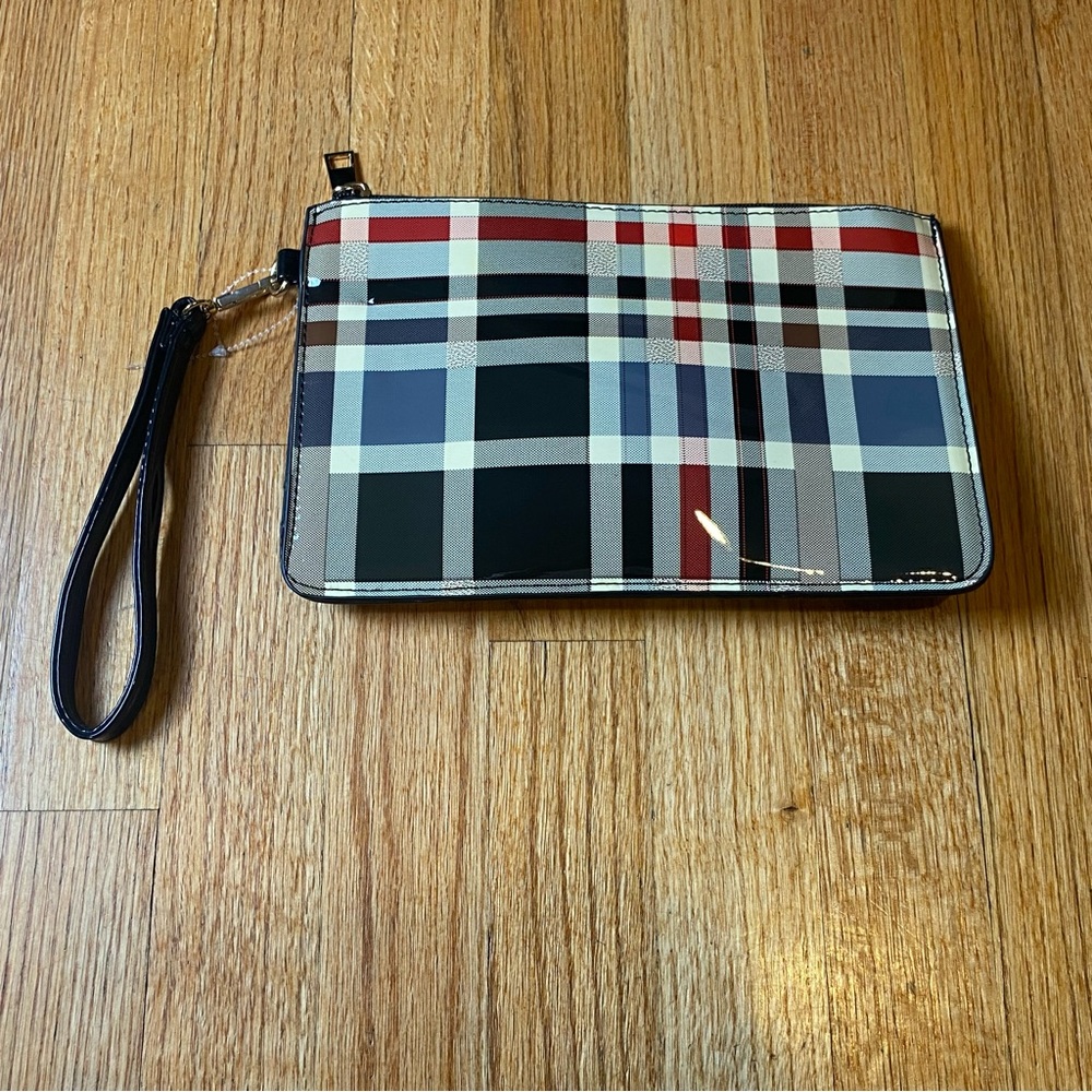 Black and Red Wristlet Wallet